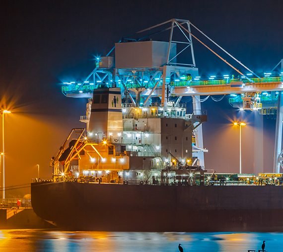 Freight prepared for transportation and loading